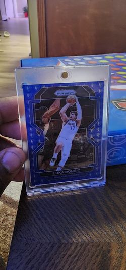 Luka Doncic 75th Anniversary Blue Panini Prizm 