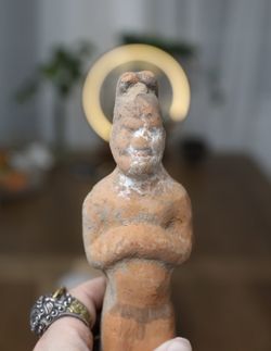 Chinese Antique-1,200 years old Tang Dynasty-Terracotta Figurine –original was $500 - Free Shipping