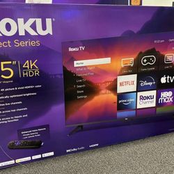 55” Roku Smart 4k Led Uhd Tv 
