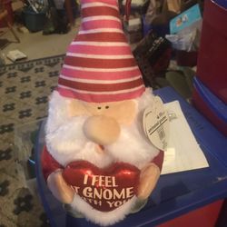 Animated  Toy gnome brand new with tags 
