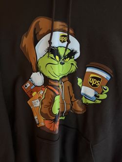UPS Custom Grinch Hoodie