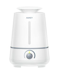 AUKEY Humidifier, 3.5L Ultrasonic Cool Mist Aroma Humidifier, Waterless Auto Shut-off and Adjustable Mist Mode for Home, Office