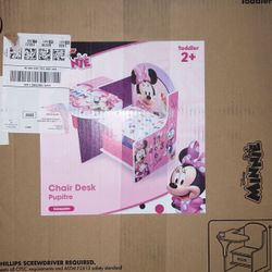 Minnie Mouse Chair Desk 