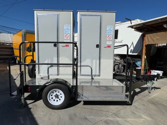 Luxury Restroom Trailer, Luxurious bathroom trailer, baƱos de lujo