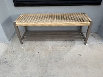Wicker Bench