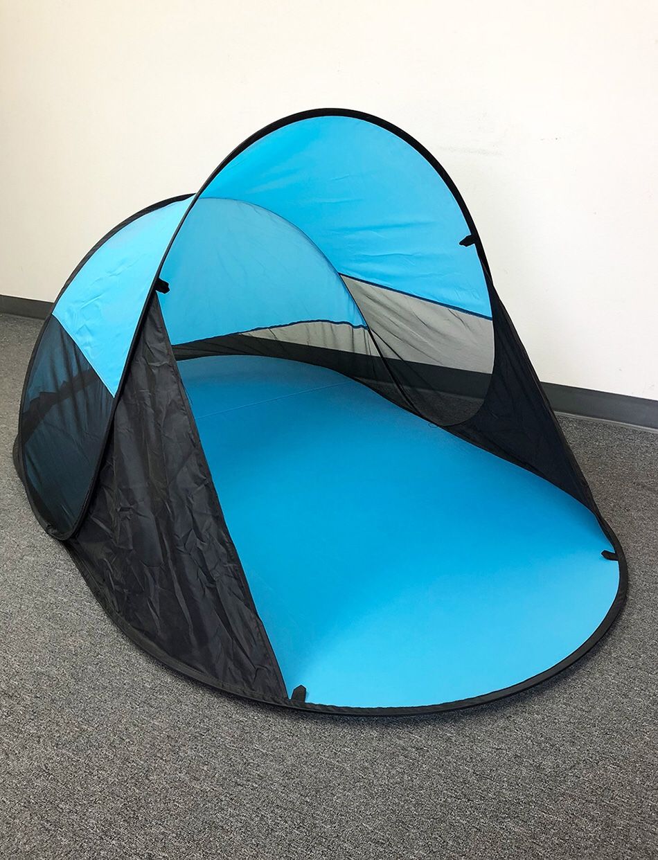 $25 NEW Portable Pop Up Beach Canopy Instant Tent Outdoor Hiking Camping Shelter (86x47x35”)