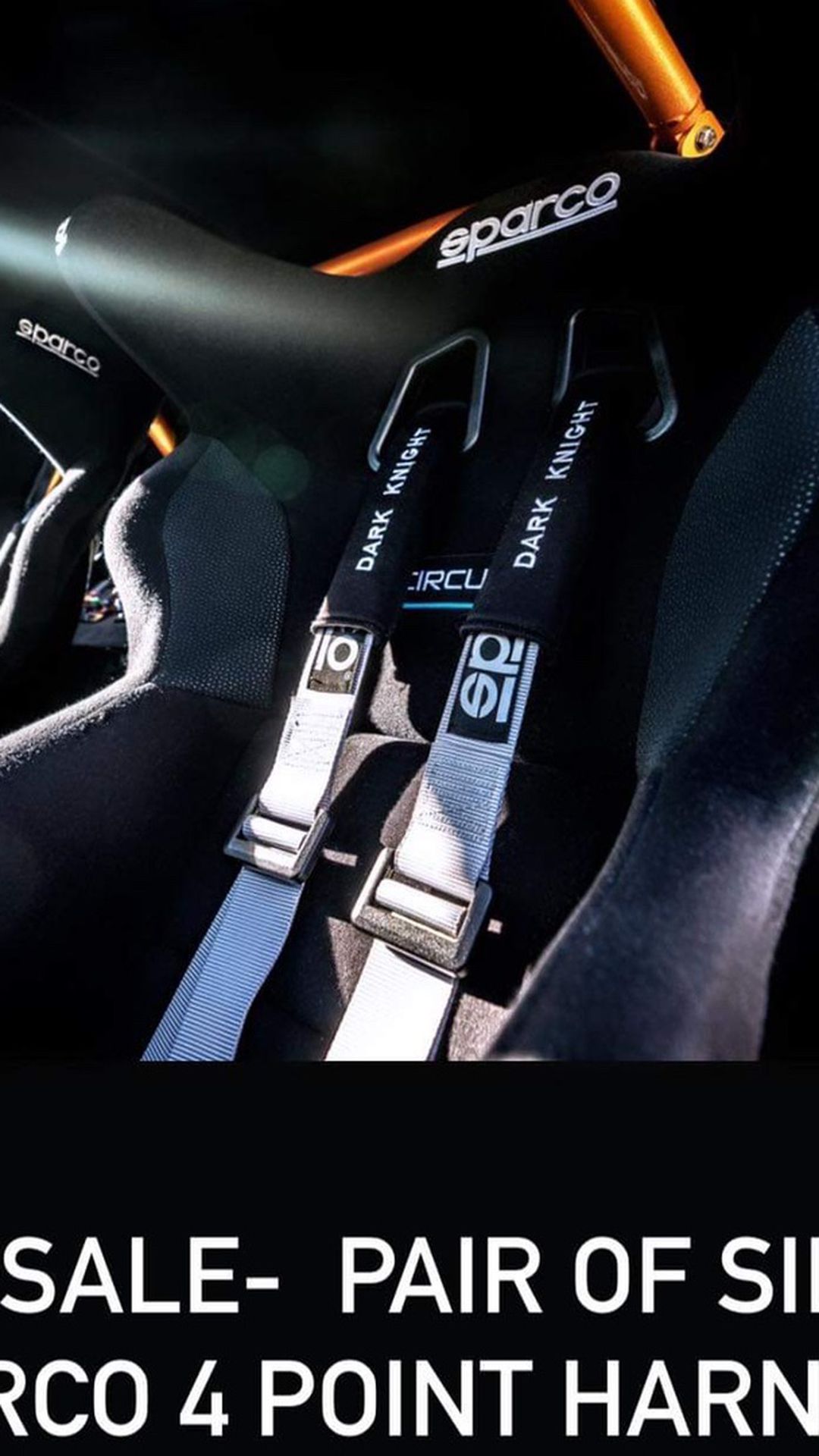 Sparco 4 Point Harnesses