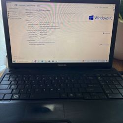 Toshiba C655-S5122 Intel i3-380M Cpu 4GB RAM 150GB Hdd Win 10 15.6” Working