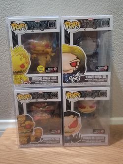 Venomized Fantastic 4 Funko Pop Set