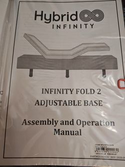 Hybrid Infinity Fold 2 Adjustable Bed Base w/ Remote
