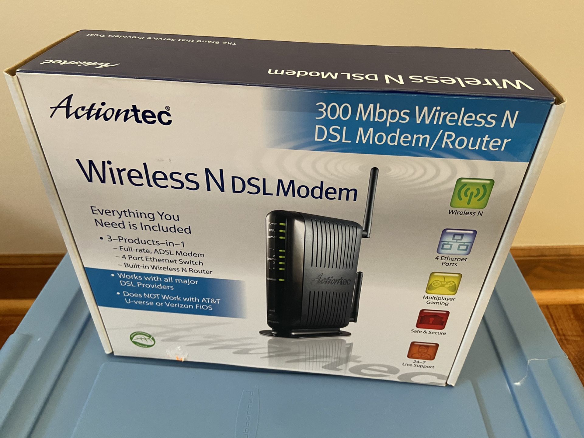 Wireless DSL modem/Router