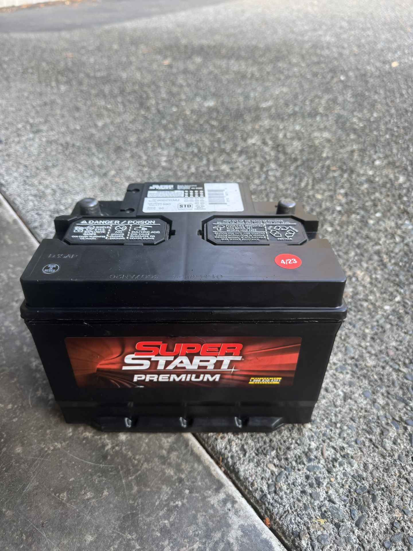 Car Battery Size 96R