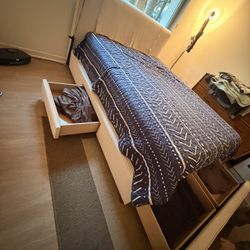 Bed Frame And Mattress 