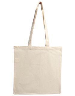 Large Cotton Canvas Tote Bag – 6oz Natural Reusable Grocery Shopping Bag