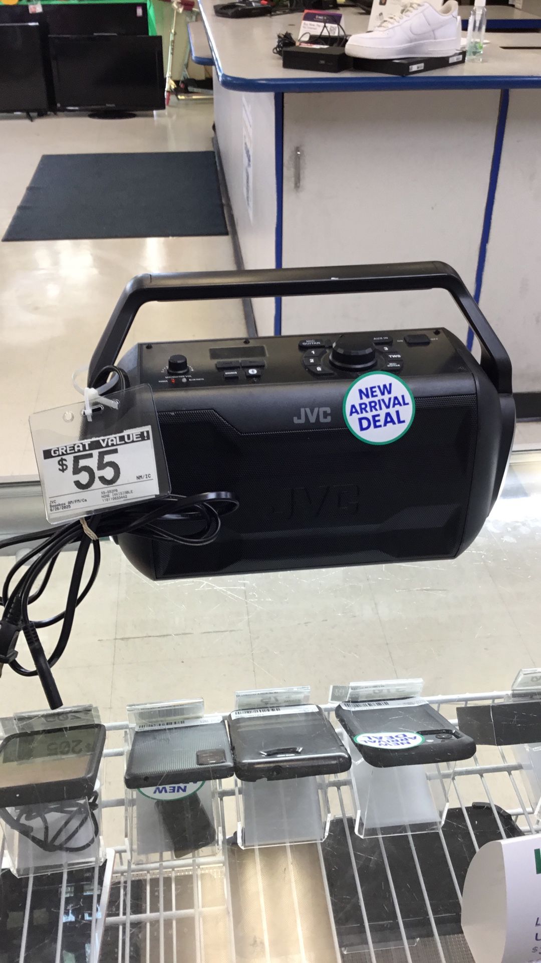 $55. JVC Boombox