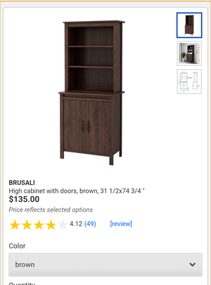 Ikea Brusali Bookcase For Sale In Rialto Ca Offerup
