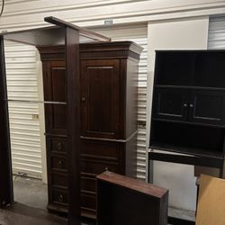 Free Twin Captains Bed Dressers Mirror Coffee Table Etc