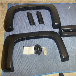 07 - 13 Chevrolet Silverado Fender Flares With Rivets Polvaderas Con Remache Guardabarros Fender