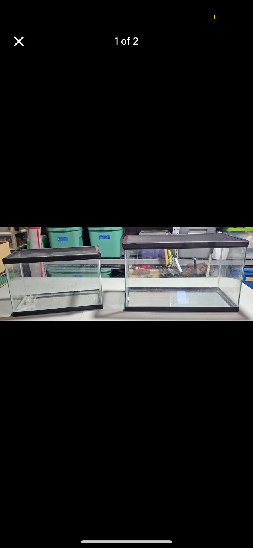 10 Gallon Fish Tank ( NO FISH )