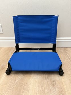 Stadium Bleacher Chair Cushion Blue