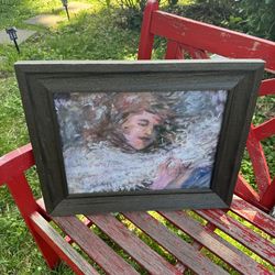 Victorian Painting 14 inches across