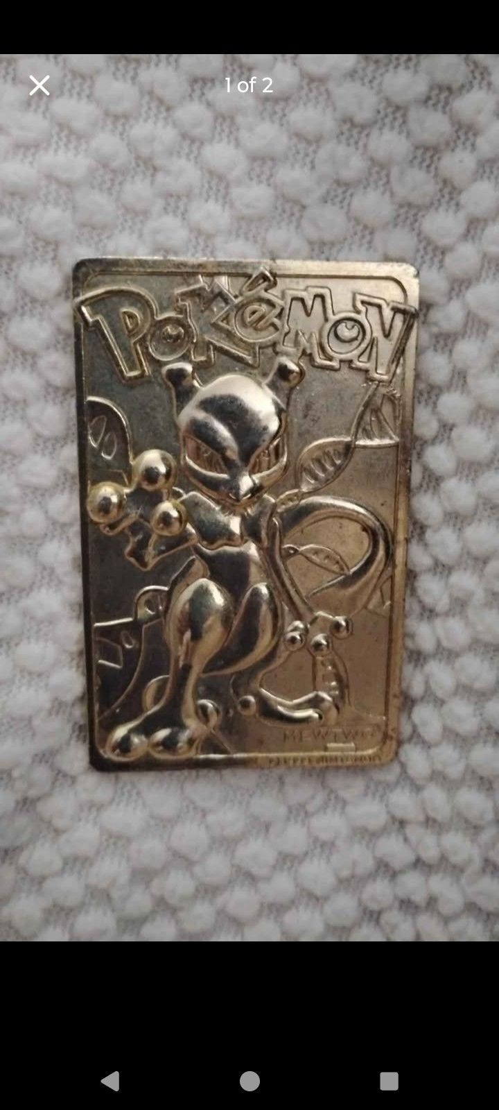 Gold Plated Mewtwo