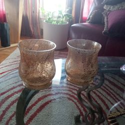 Gold Glass Vases 