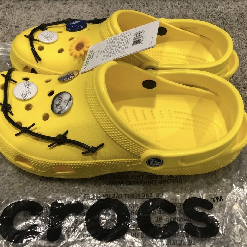Post Malone Barbed Wire Clog, Mens Size 4-13