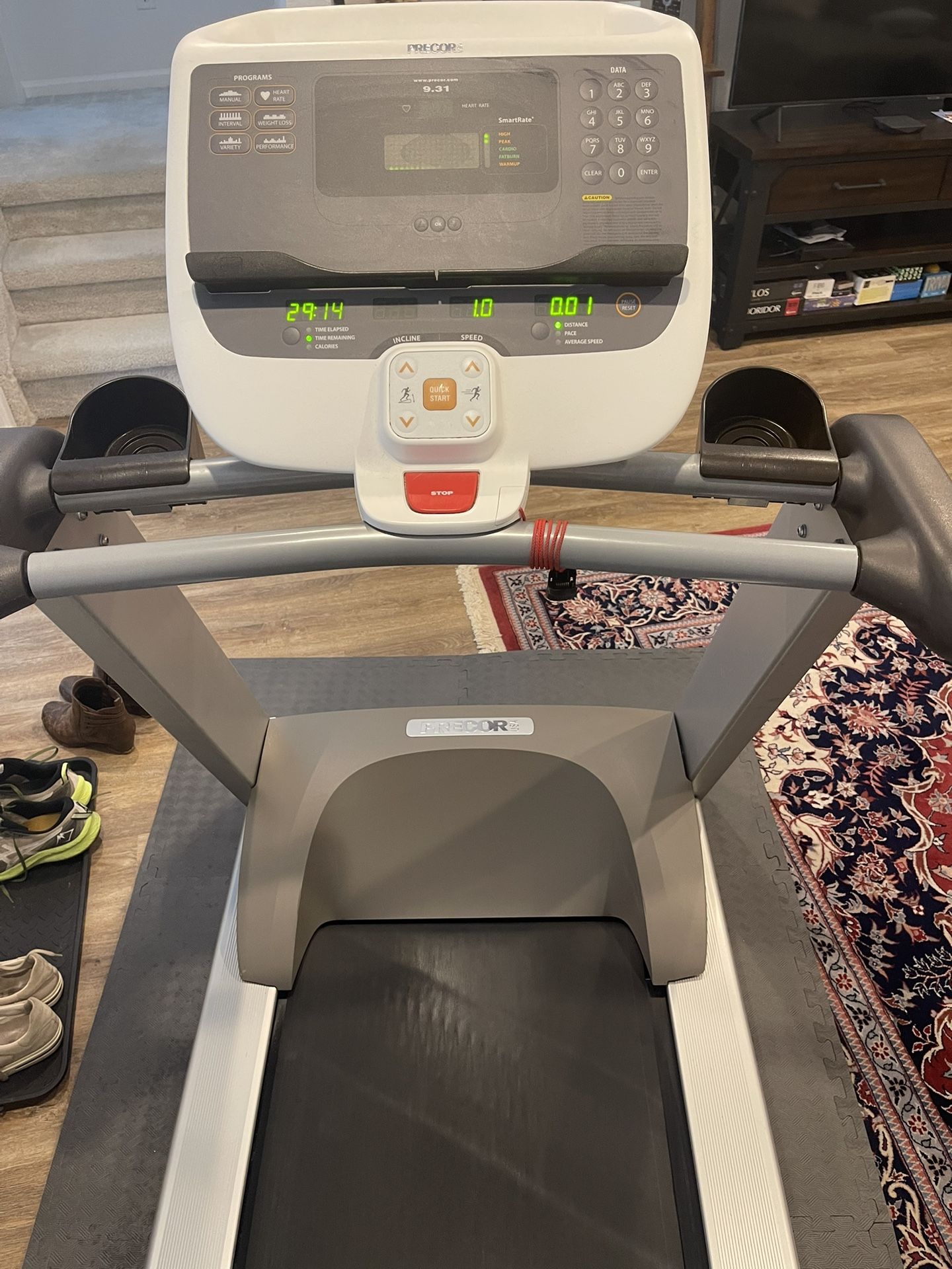 Used record 9.31 Non Folding treadmill
