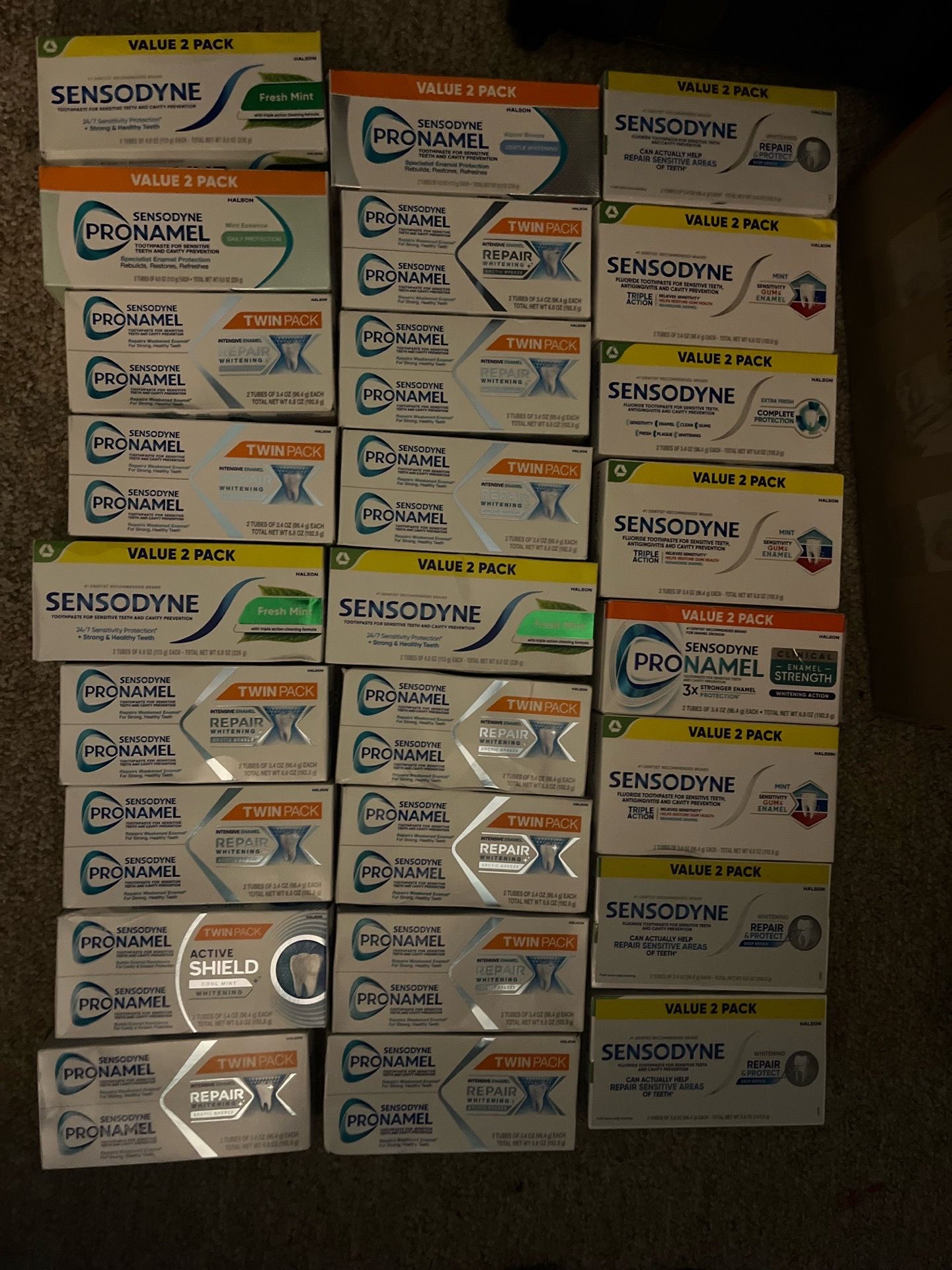 Sensodyne twin packs