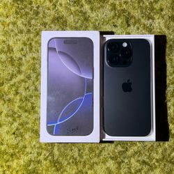 iPhone 16 Pro | 128GB | Black Titanium | Factory Unlocked