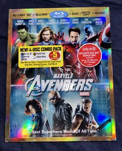 Marvel The Avengers 3D Blu-ray 5 Disc Target Exclusive