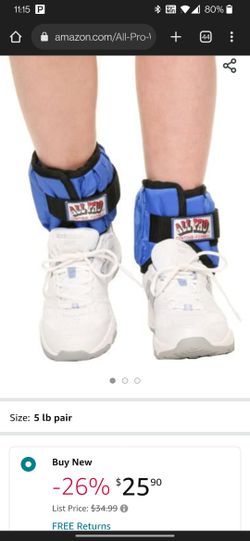 All pro Ankle Weights