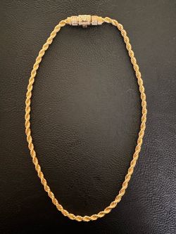 🔥 24” 6mm 14K Gold Filled Monaco Rope Chain – Like New 🔥