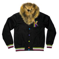 Switch Remarkable  Black Wool With Fur Multi Color