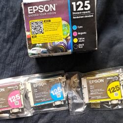 Epson 125 Ink Cartridges 