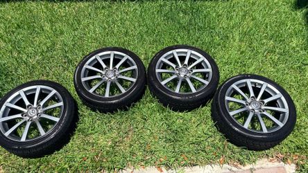 Mazda MX-5 Miata (NC) 2006-2015. Kumho TIRES and OEM WHEELS. Kumho Ecsta 4X II KU22 size 205.45.17 on OEM 17x7” - 5/114.3 wheels
