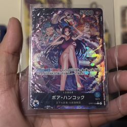Boa Hancock OP07-038 L Parallel Japanese 500 Years in the Future One Piece Card