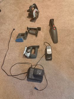 craftsman power tools with Batteries and Chargers