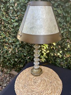 Decorative Table Lamp with Mica Shade