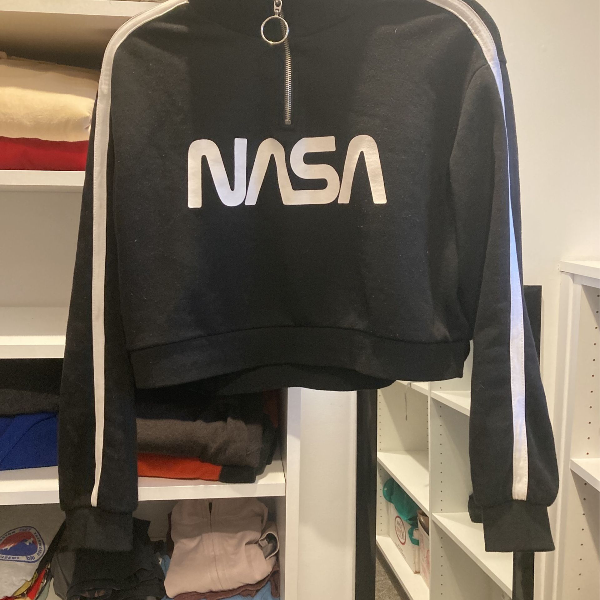 NASA H&M Small, Long Sleeve Jacket Shirt