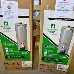 New 50 gal Gas Water Heater (includes installation)