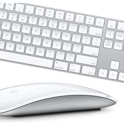 Apple keyboard and magic mouse combo