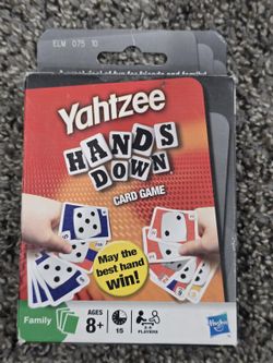 Yahtzee Hands Down Card Game