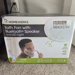 Bath Fan with Bluetooth Speaker