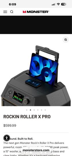 Monster Rockin Roller X Pro Portable Speaker