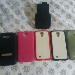 Phone cases...S5 and I think the one on left is S4. All for $15. Make offer!