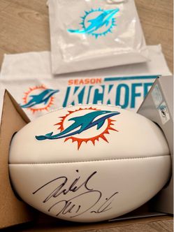 Autographed Miami Dolphins Football