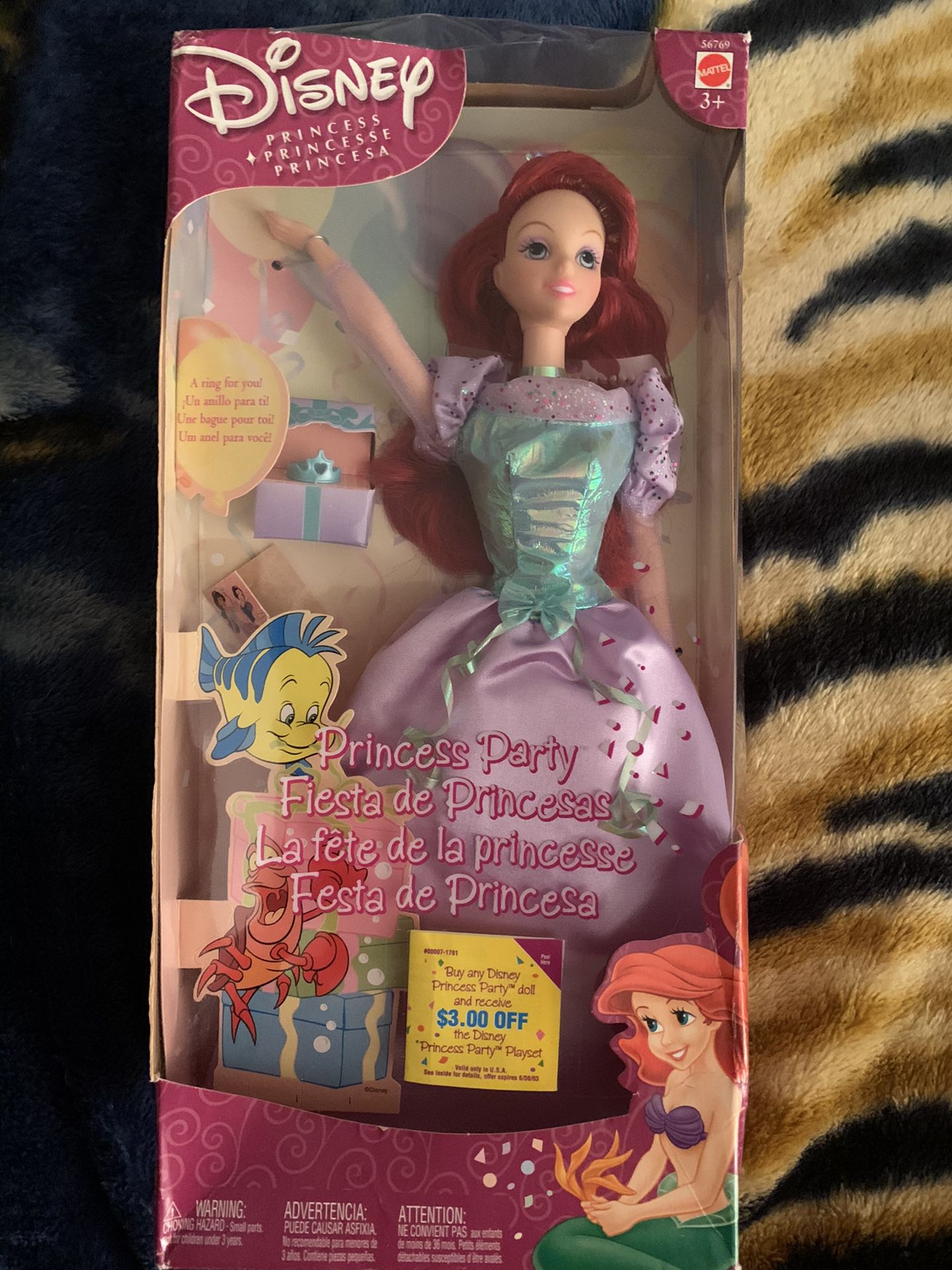 Ariel from The Little Mermaid Disney Mattel 56769 Princess Party Doll