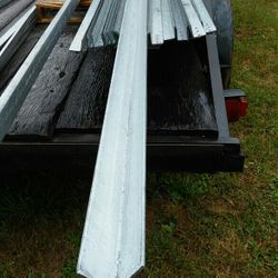 New 20'-3"L x 3"W x 1/4" Thickness Galvanized Angle Iron